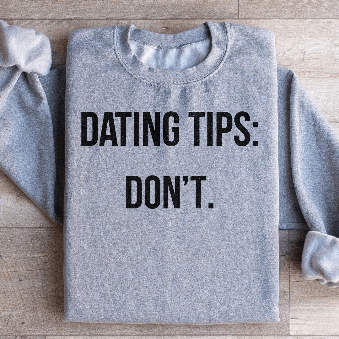Dating tips Sweatshirt Sport Grey / S Peachy Sunday T-Shirt