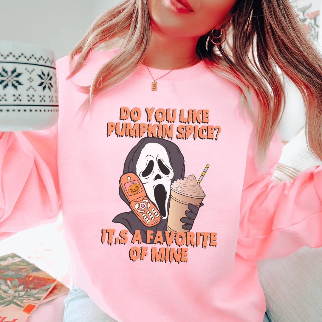 Do You Like Pumpkin Spice Its A Favorite Of Mine Sweatshirt Light Pink / S Peachy Sunday T-Shirt