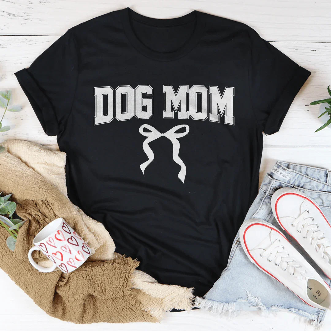 Dog Mom Tee Black Heather / S Peachy Sunday T-Shirt