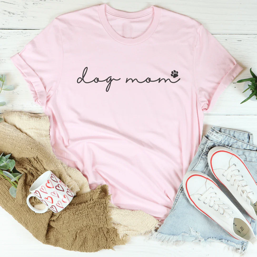 Dog Mom Tee Pink / S Peachy Sunday T-Shirt