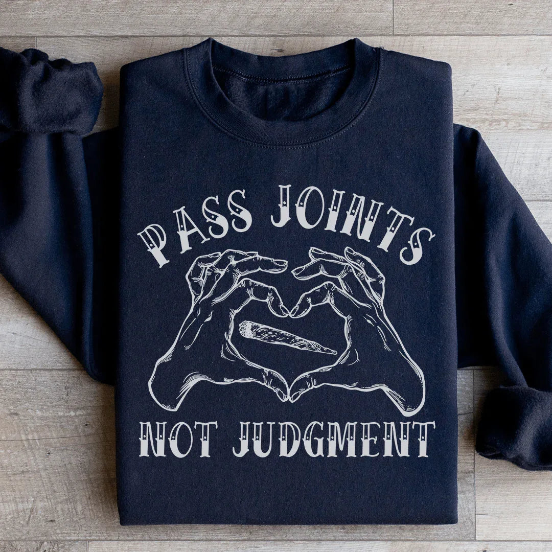 Don't Pass Judgement Sweatshirt Black / S Peachy Sunday T-Shirt