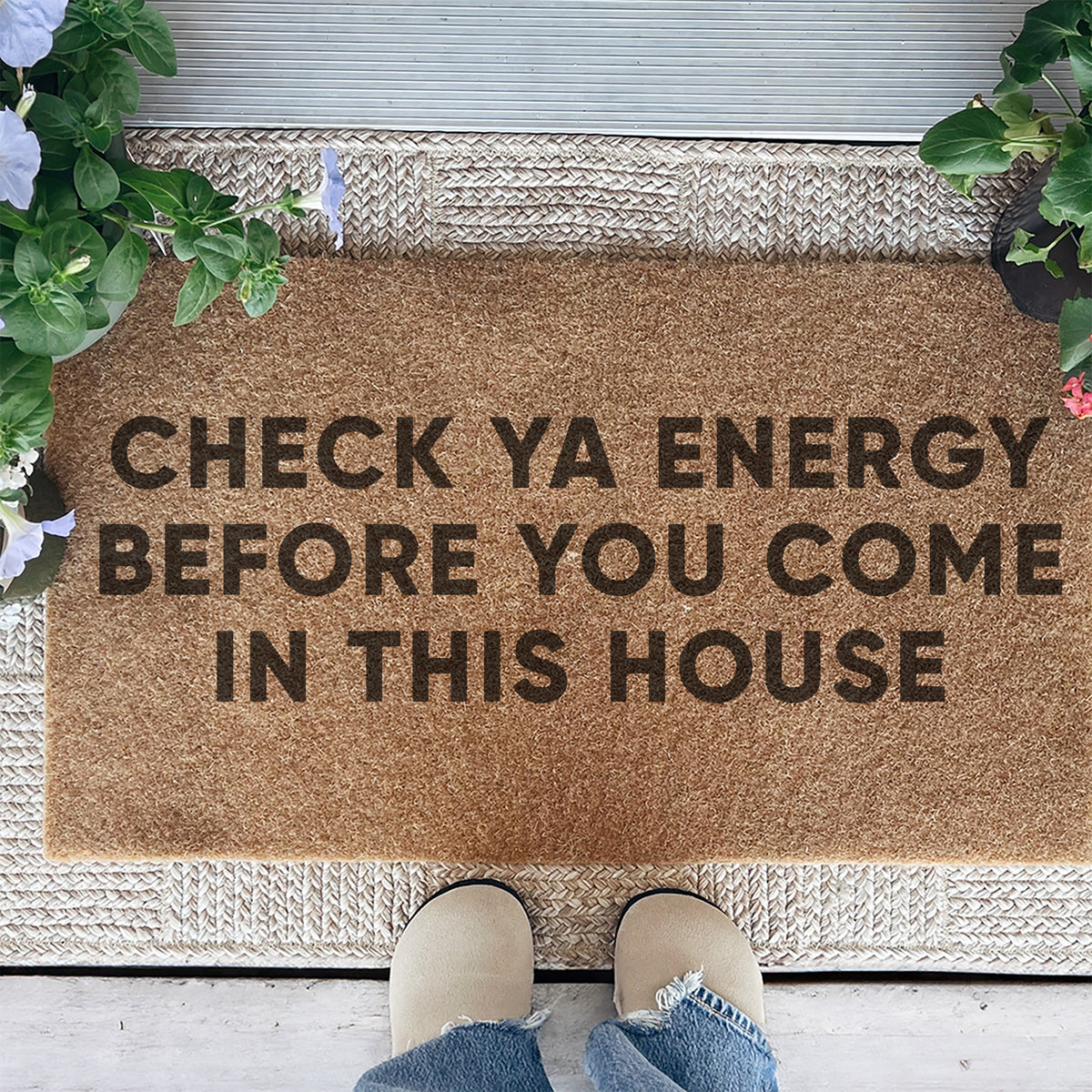 Check Ya Energy Doormat
