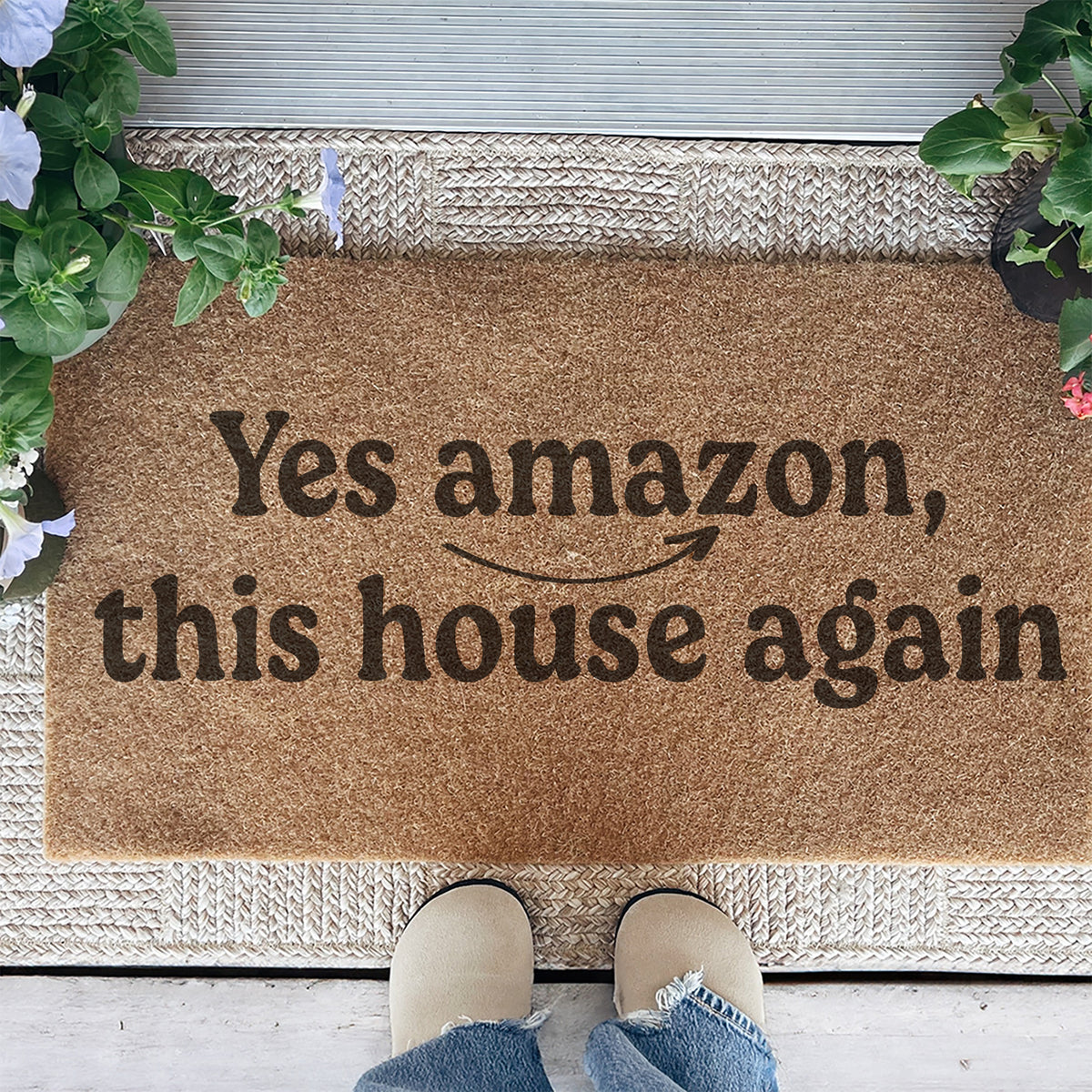 Ja, Amazon, schon wieder dieses Haus - Fußmatte