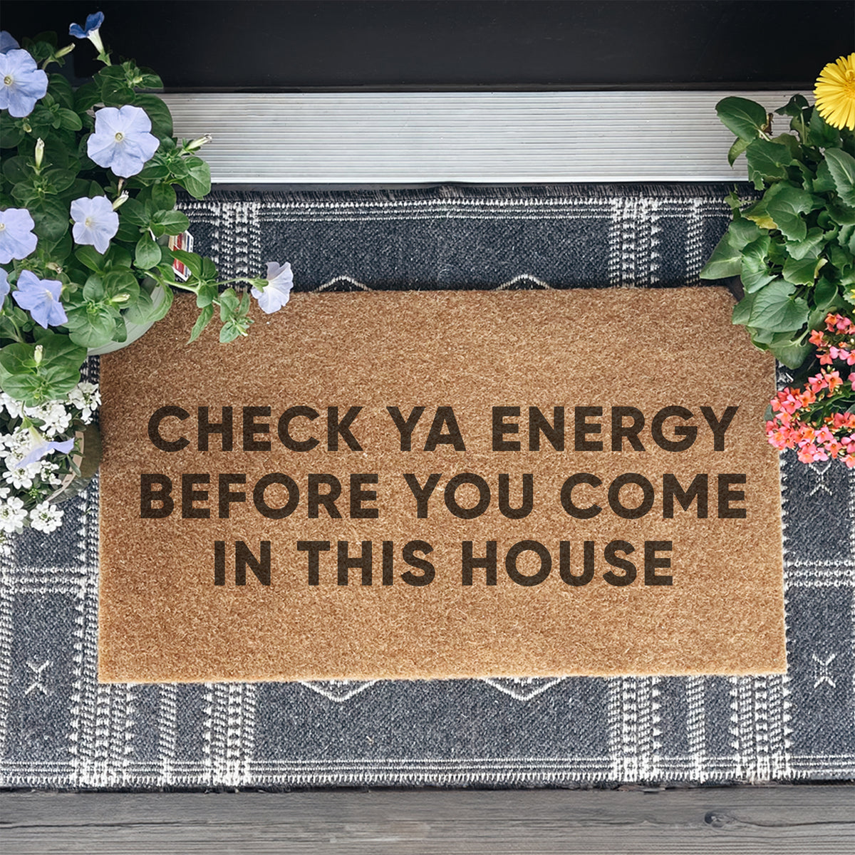 Check Ya Energy Doormat