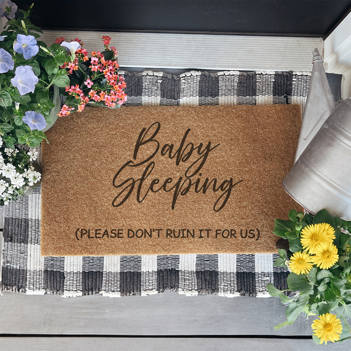 Baby sleeping Doormat