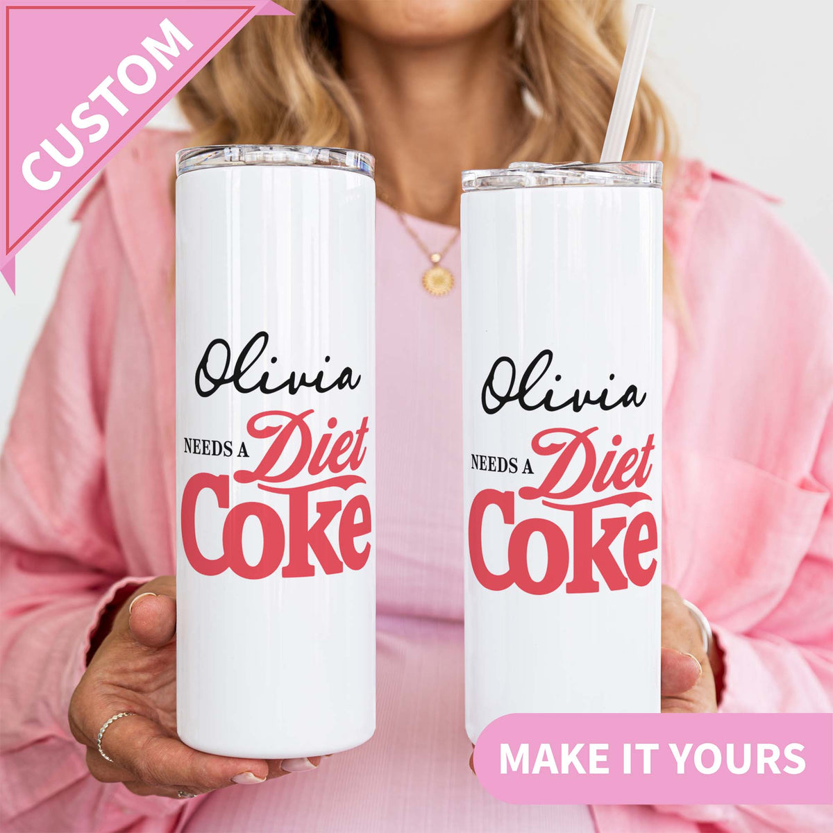 Personalisierter Diet-Coke-Becher