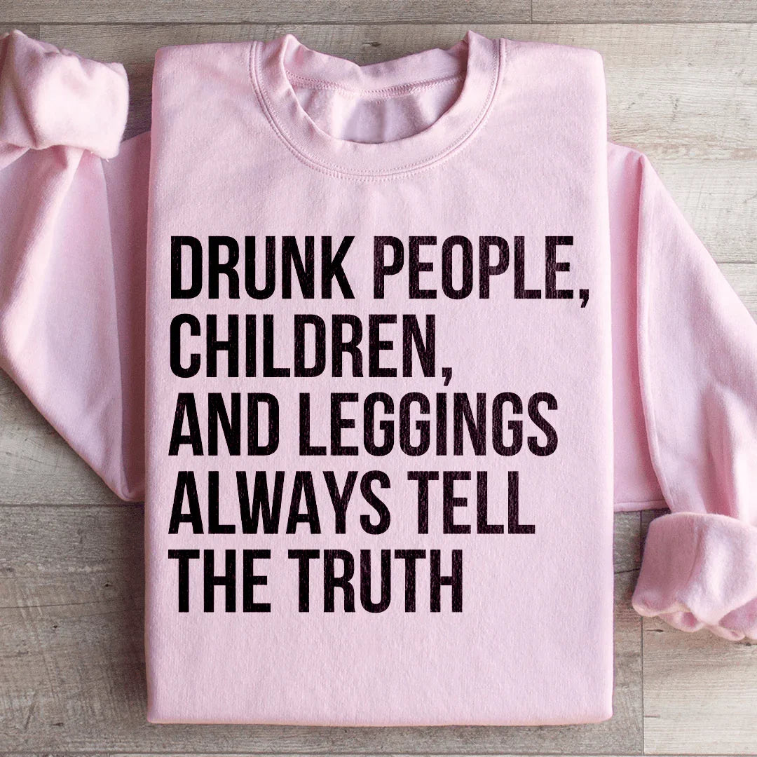 Drunk People Children And Leggings Sweatshirt Light Pink / S Peachy Sunday T-Shirt