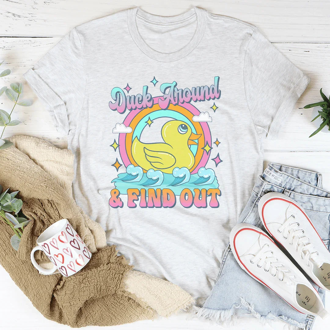 Duck Around & Find Out Tee Ash / S Peachy Sunday T-Shirt