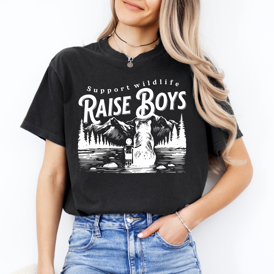 T-shirt Support Wildlife Raise Boys