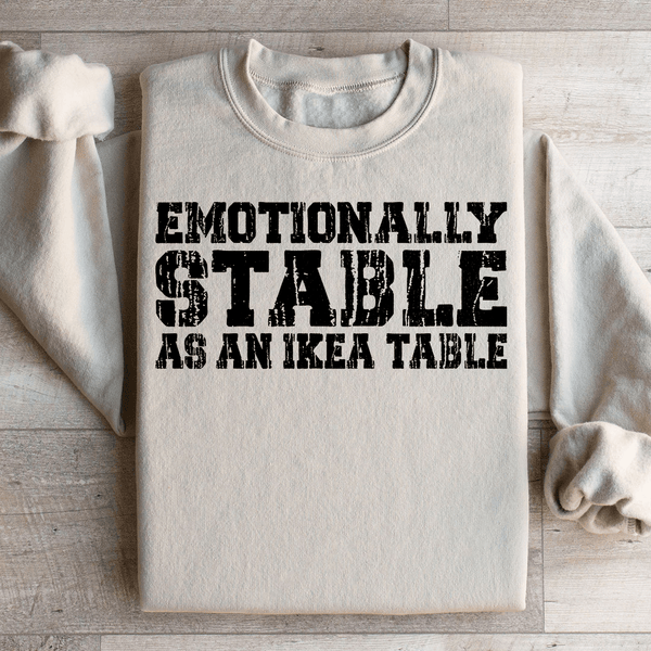 Emotionally Stable Sweatshirt Sand / S Peachy Sunday T-Shirt