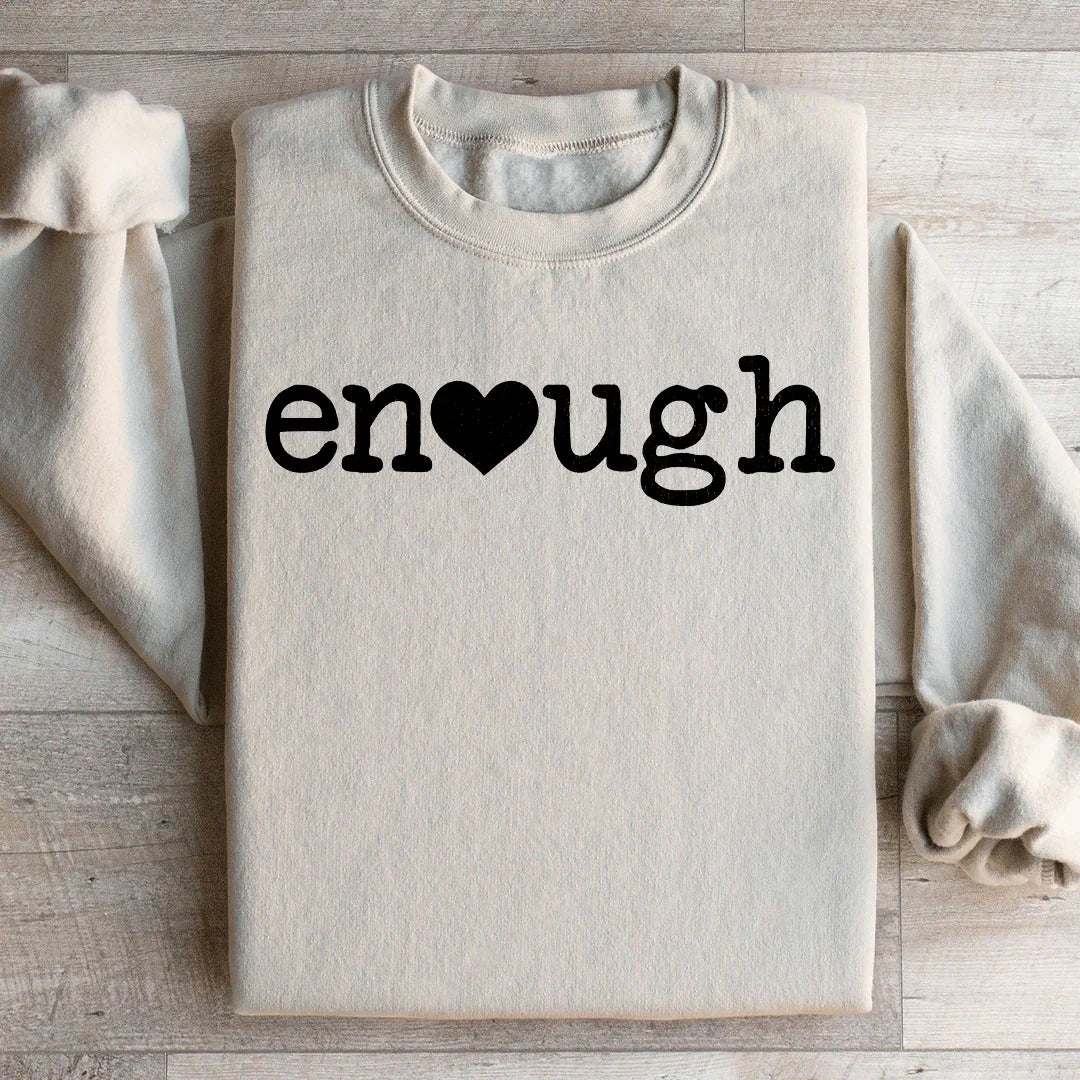 Enough Sweatshirt Sand / S Peachy Sunday T-Shirt