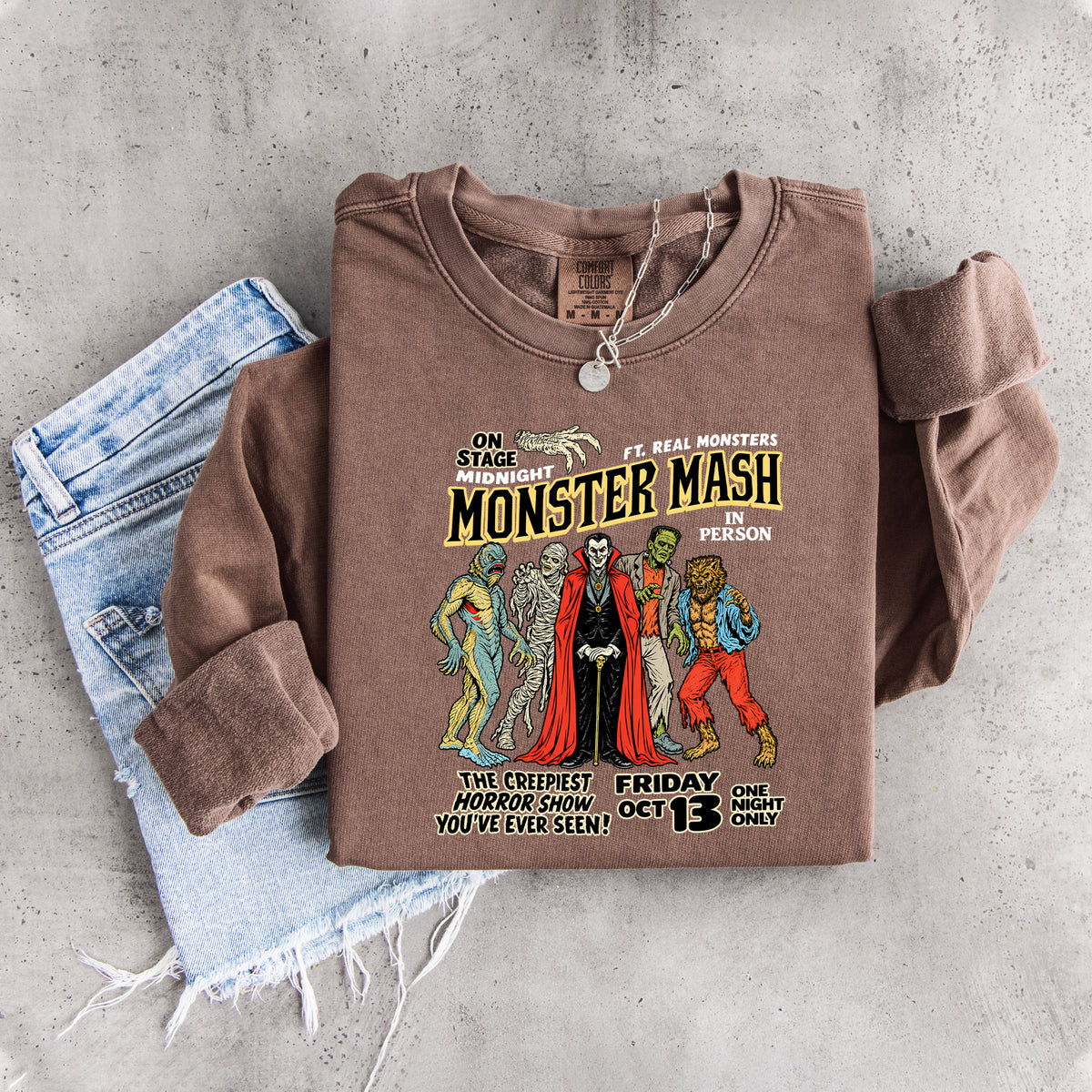 Suéter Vintage Look Monster Mash