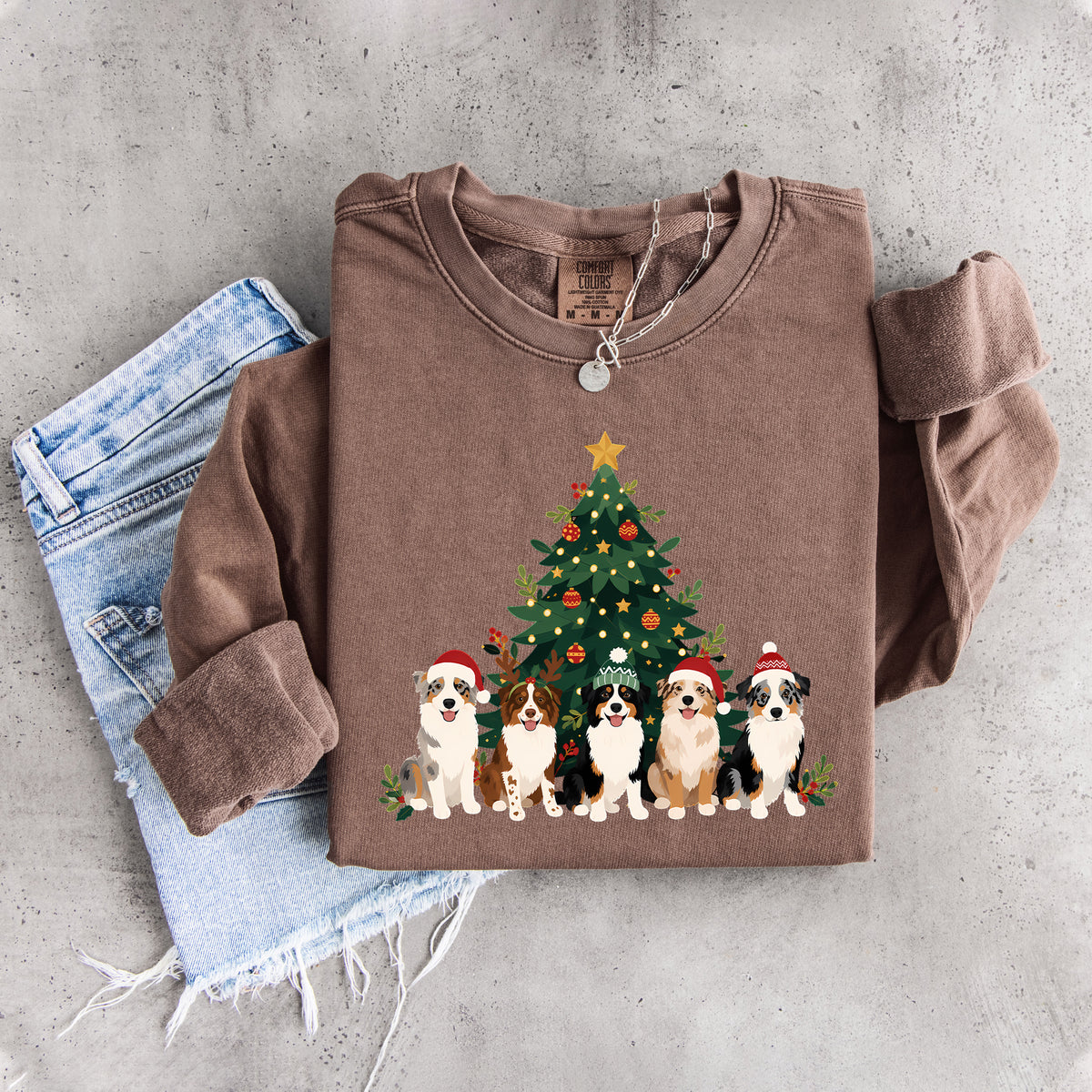 Australian Shepherd Christmas Sweatshirt