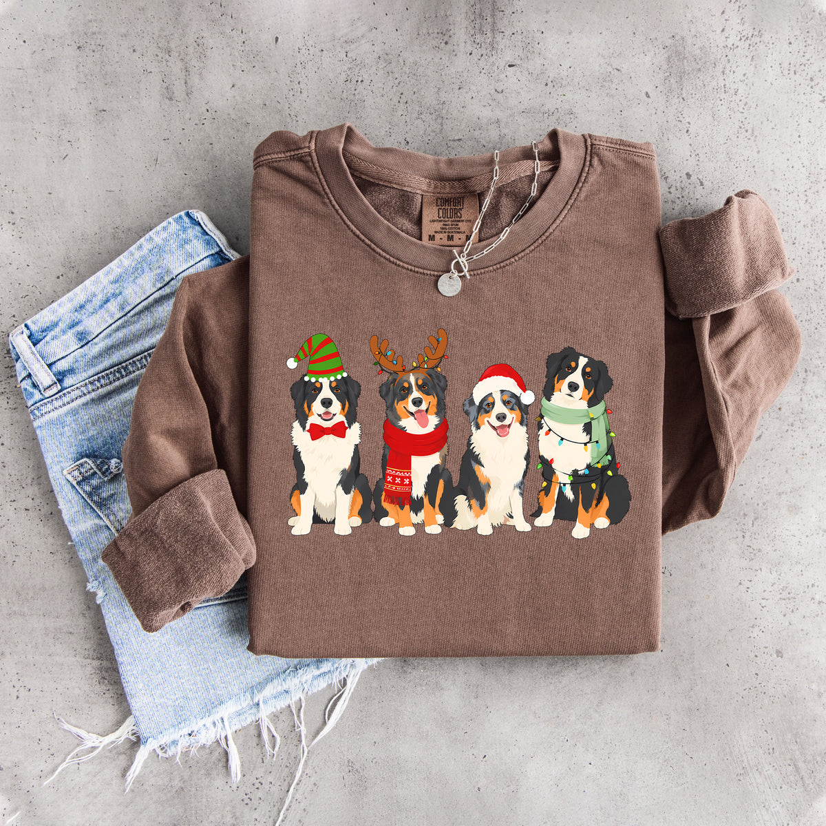 Bernese Mountain Dog Christmas Sweatshirt