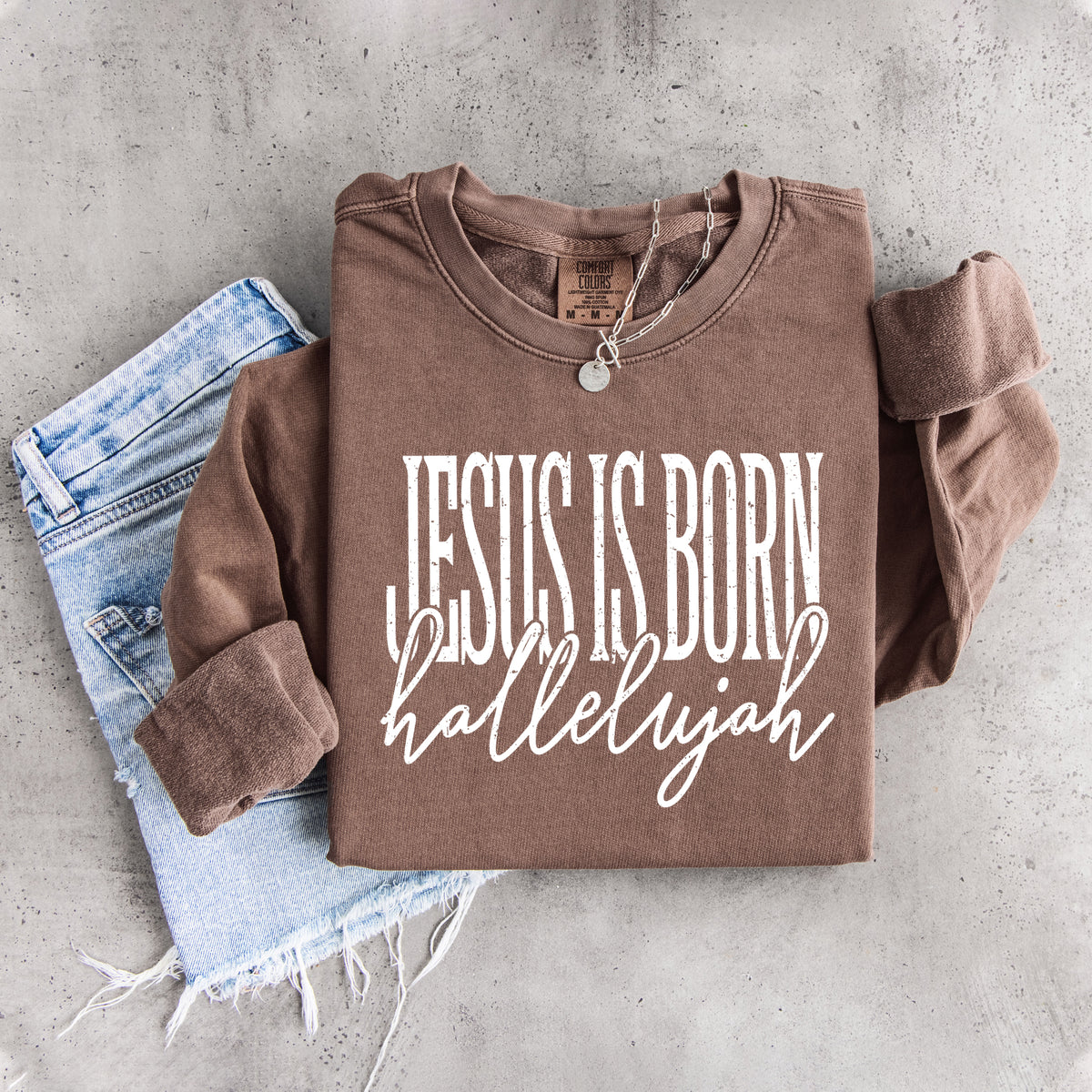 Sudadera «Jesús ha nacido, aleluya»