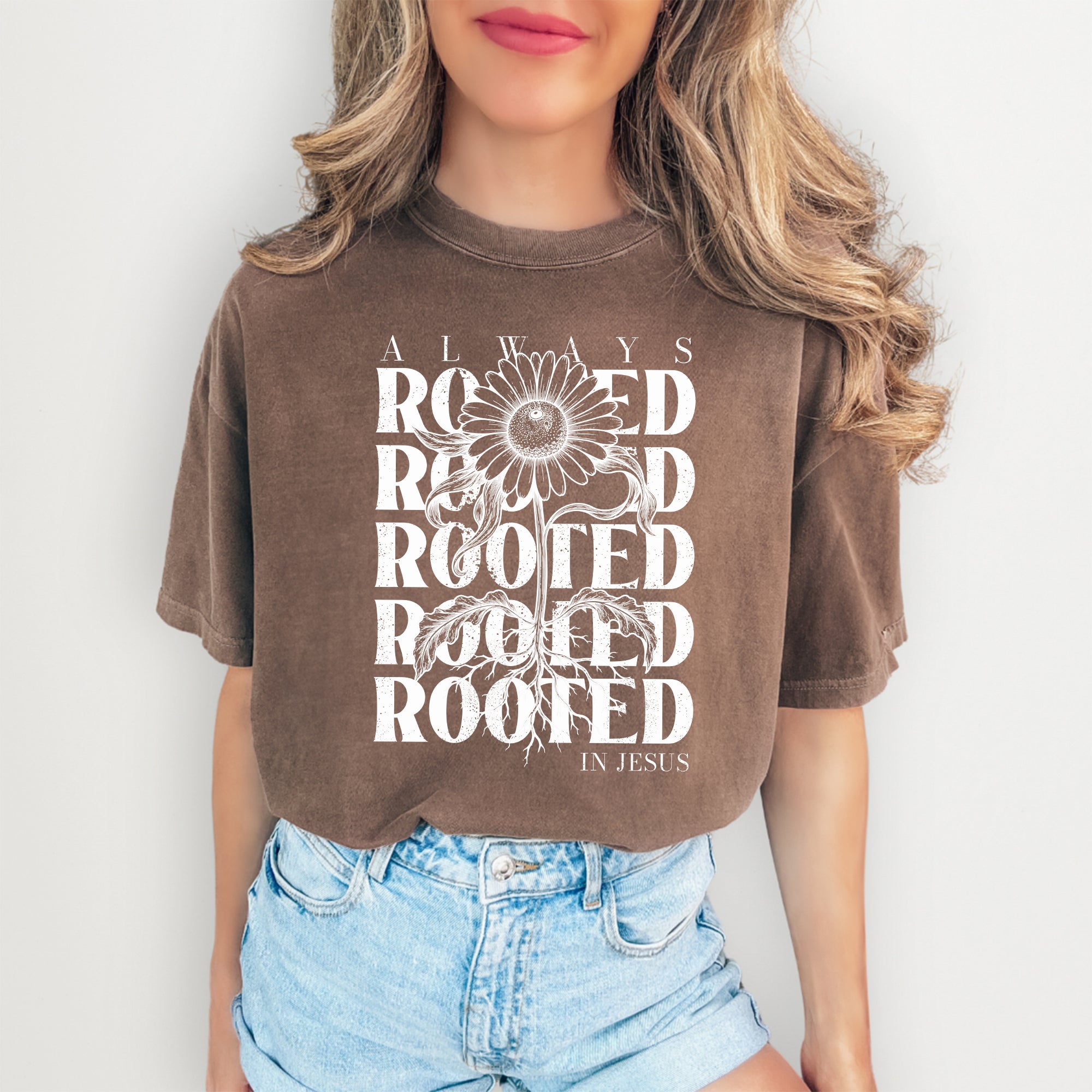 Immer in Jesus verwurzelt – T-Shirt