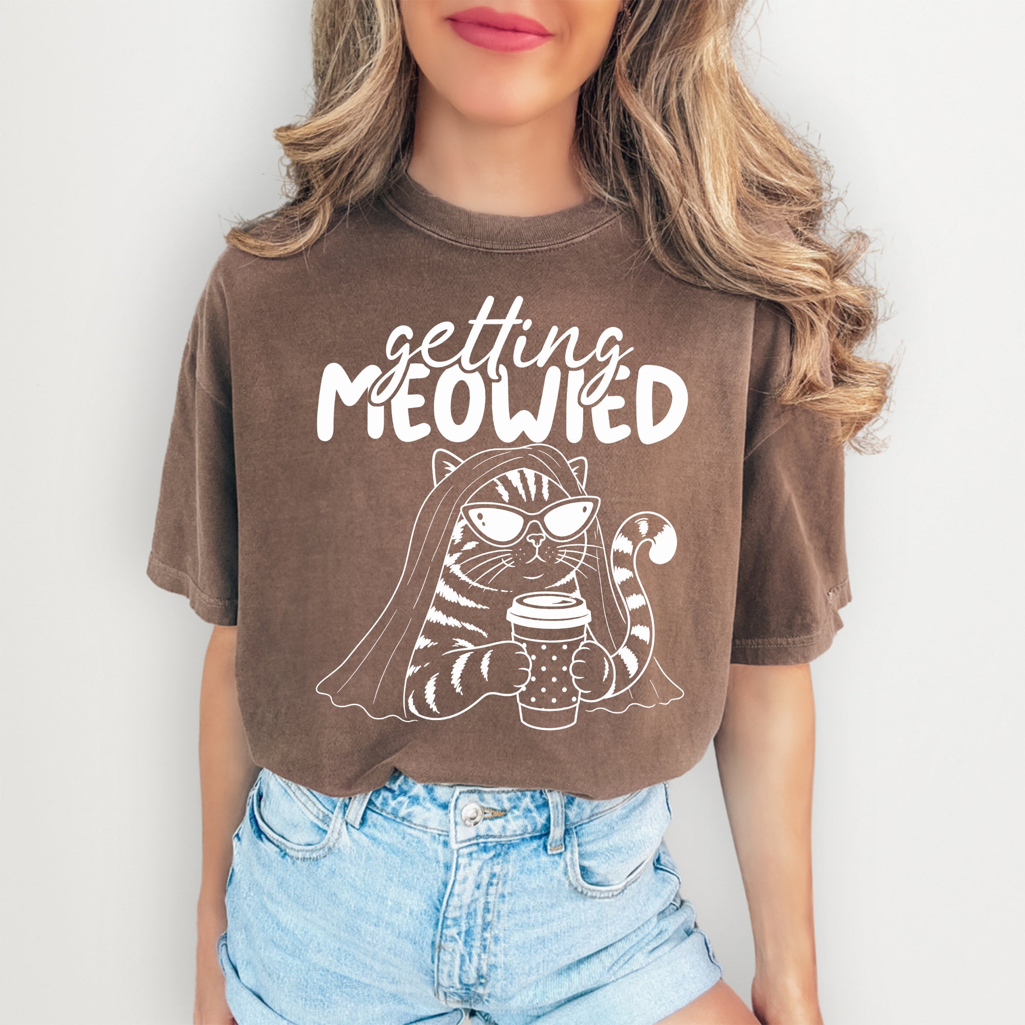 T-shirt « Getting Meowied »