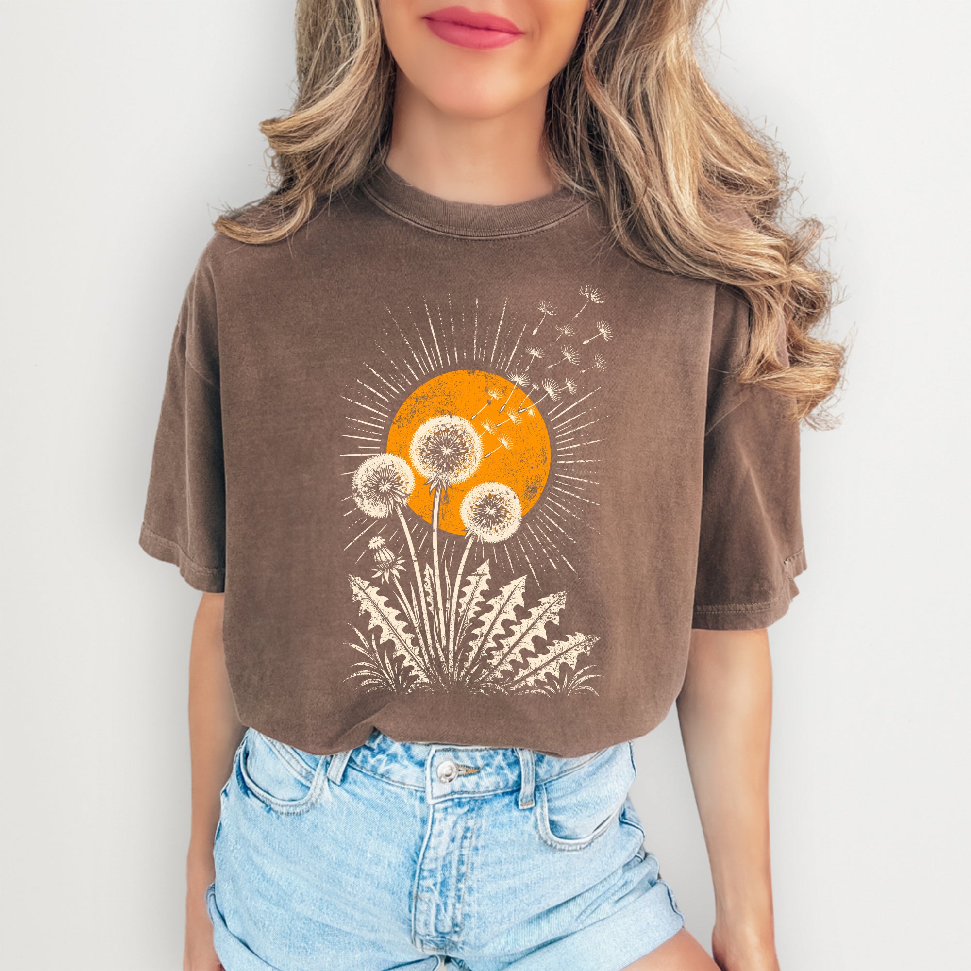 T-shirt soleil pissenlit