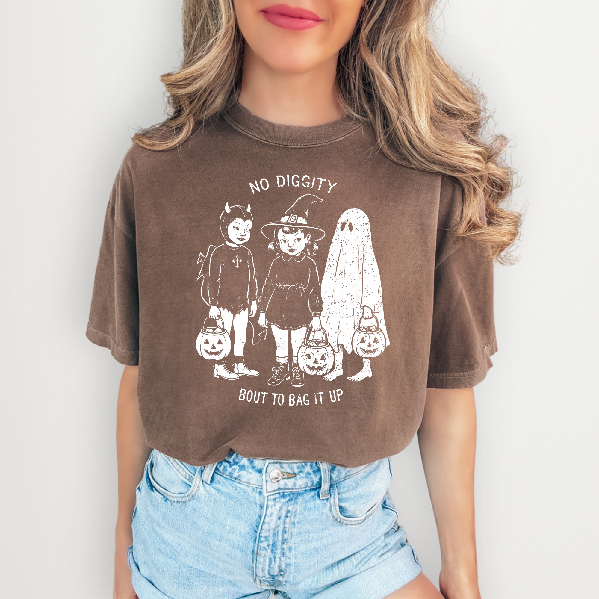 Camiseta de Halloween «No Diggity»