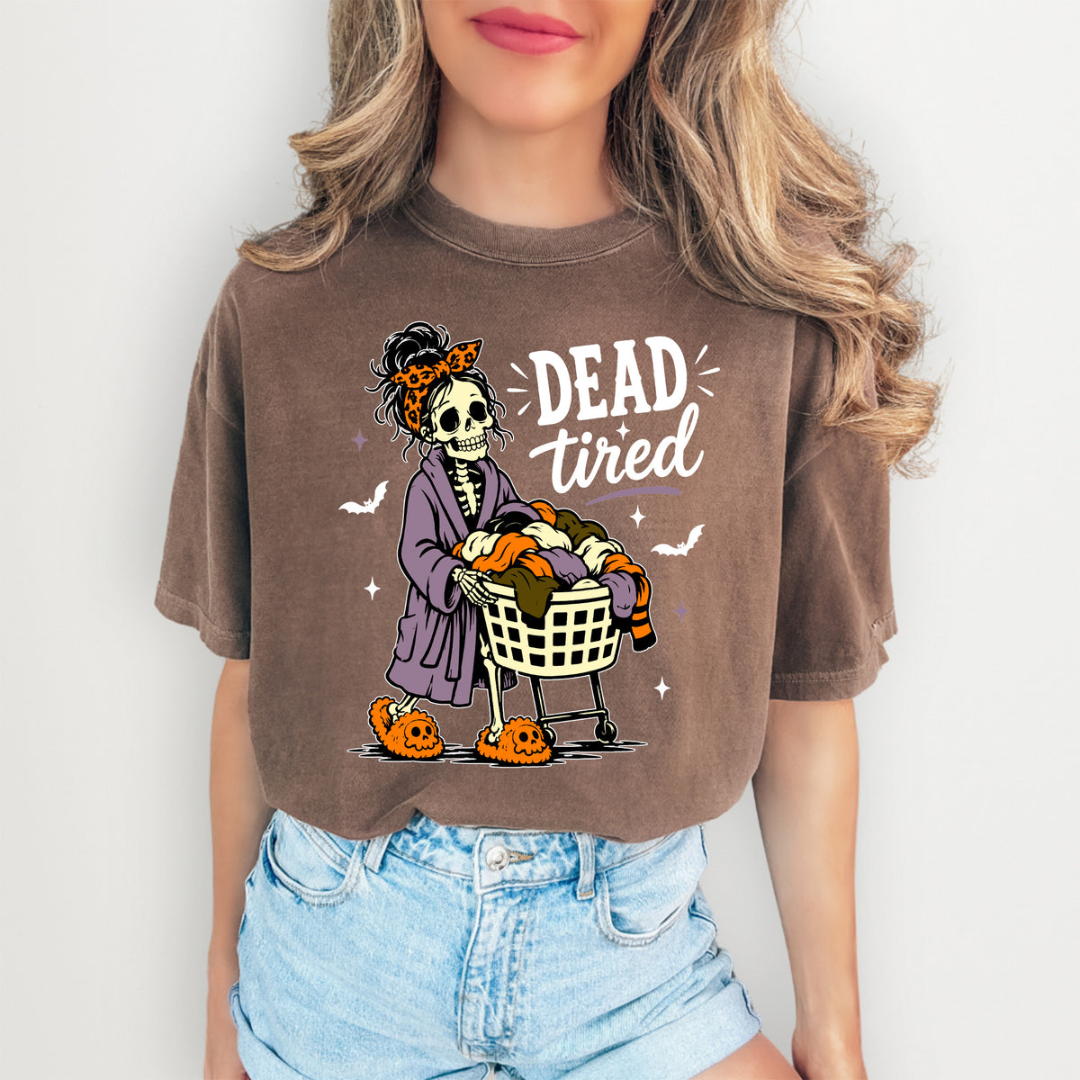 "Dead Tired" – Relatable Mom Life Heavyweight Top
