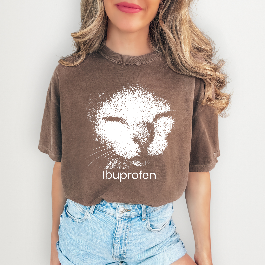 Ibuprofen Cat Tee