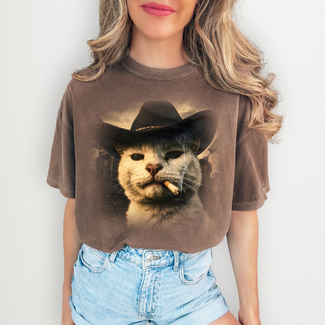 Cowboy Cat Tee