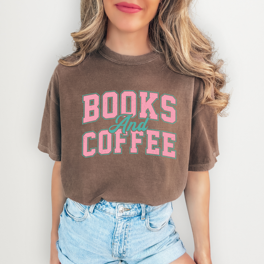 Books And Coffee Tee