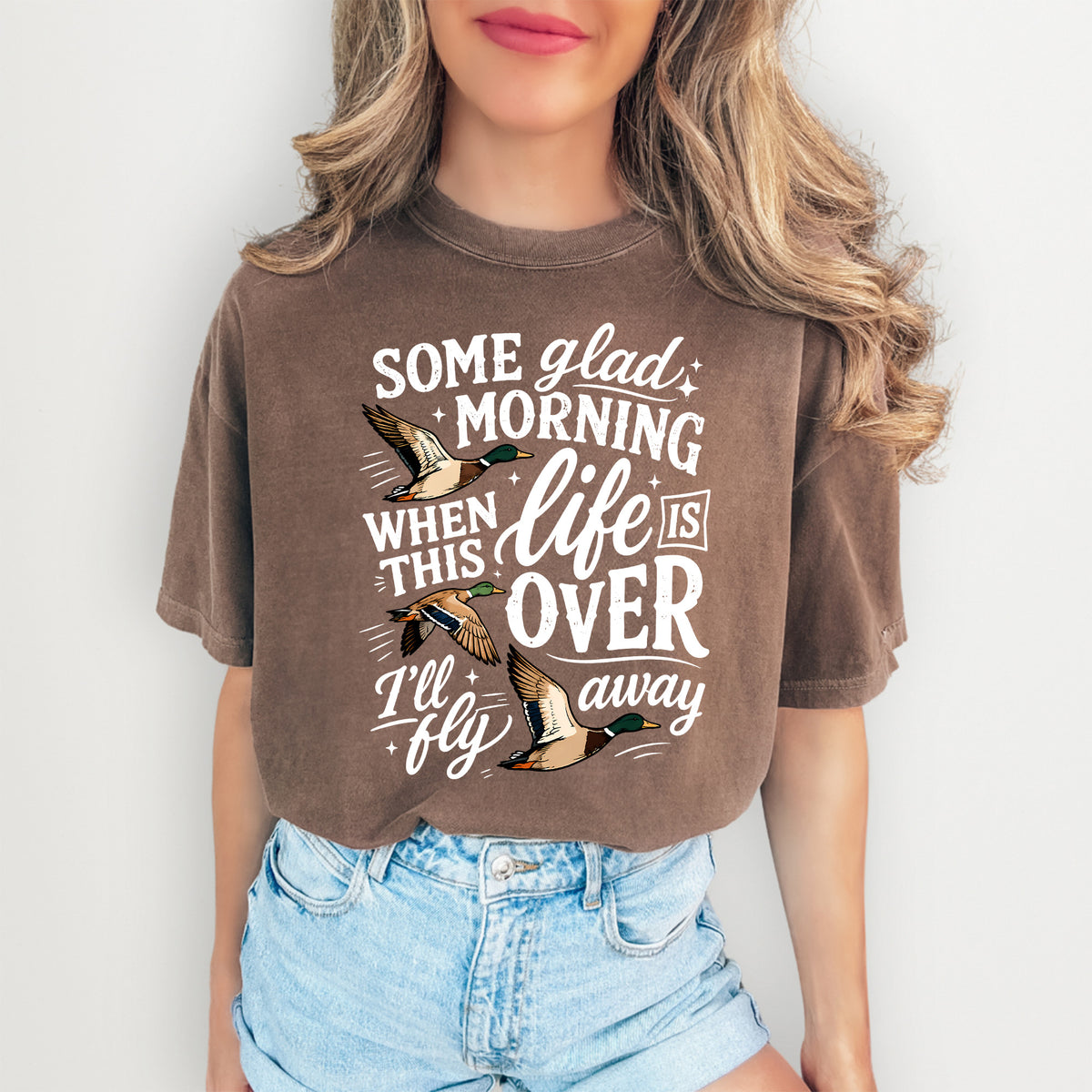 I'll Fly Away Graphic Tee – Vintage Gospel Hymn Shirt