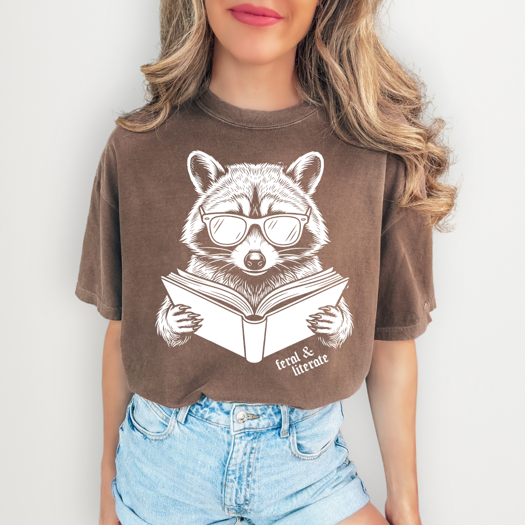 Feral & Literate Roccoon Tee