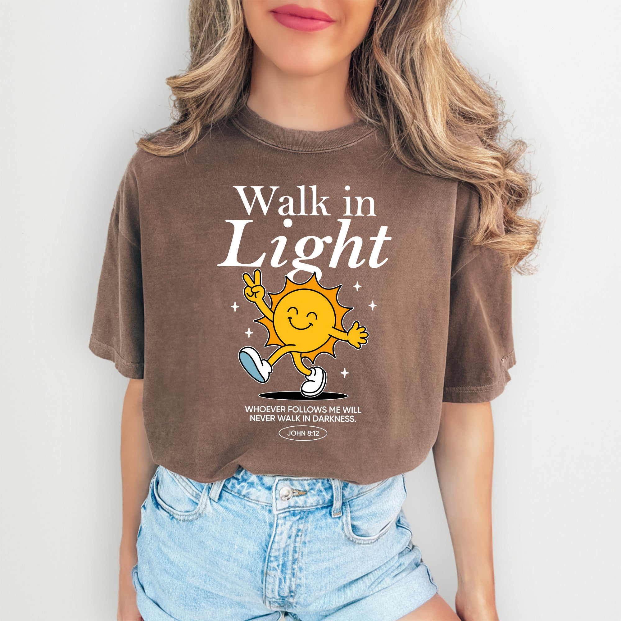 Camiseta «Camina en la luz»