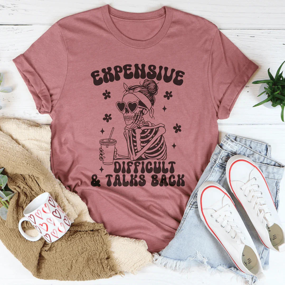 Expensive Difficult And Talks Back Tee Mauve / S Peachy Sunday T-Shirt