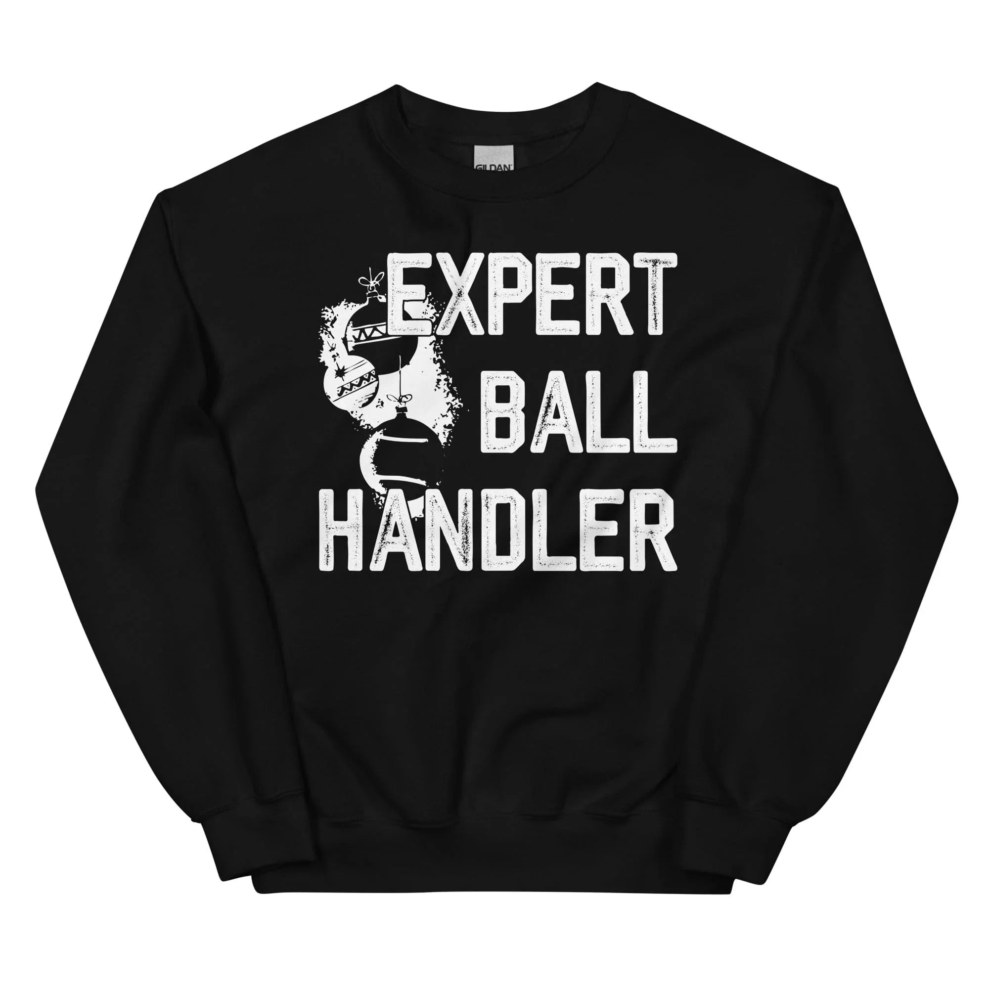 Expert Ball Handler Christmas Sweatshirt Black / S Peachy Sunday T-Shirt