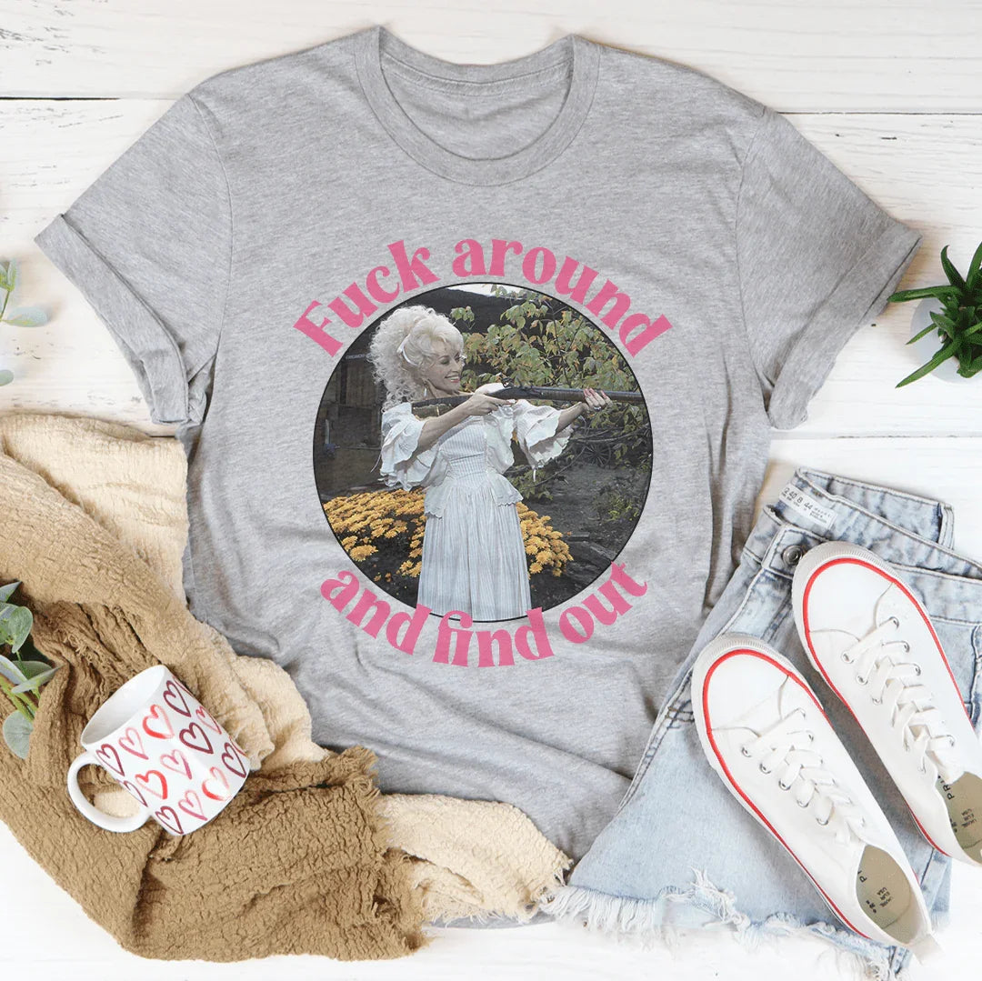 F* Around And Find Out Tee Athletic Heather / S Printify T-Shirt T-Shirt