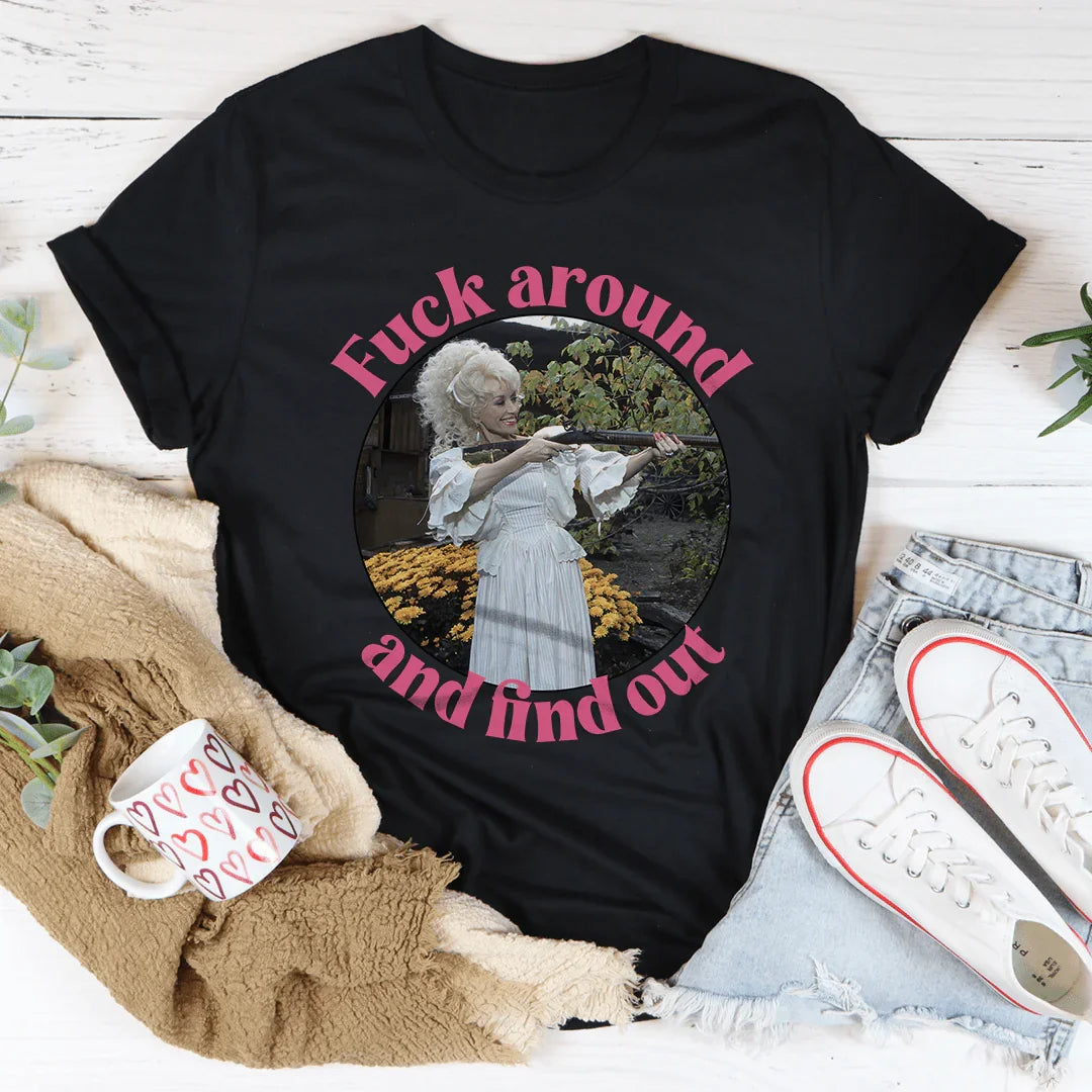F* Around And Find Out Tee Black / S Printify T-Shirt T-Shirt