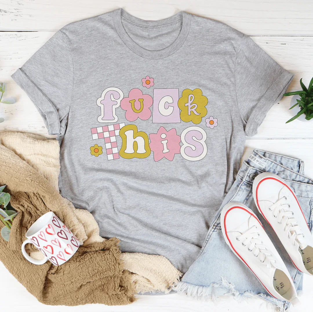 F* This Tee Athletic Heather / S Peachy Sunday T-Shirt
