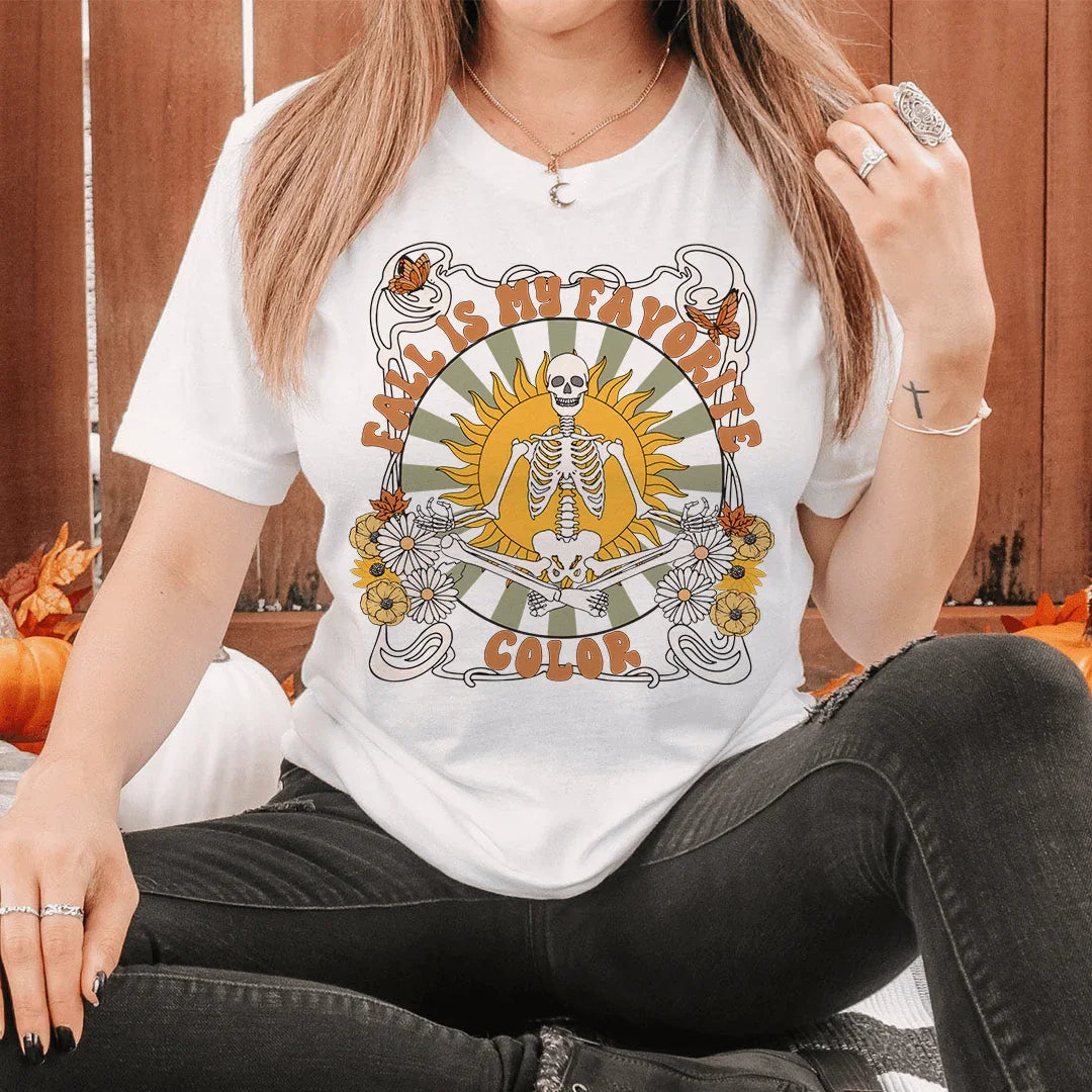 Fall Is My Favorite Color Tee Ash / S Peachy Sunday T-Shirt