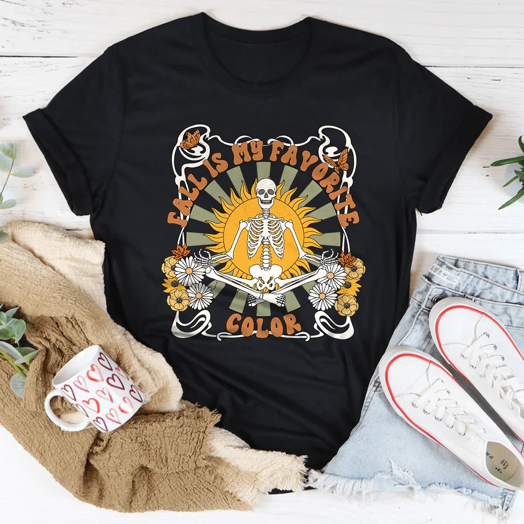Fall Is My Favorite Color Tee Black / S Peachy Sunday T-Shirt