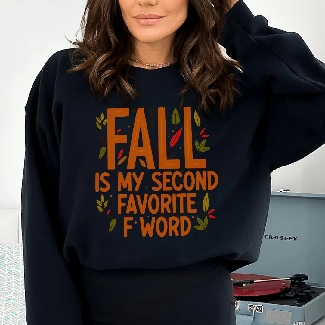 Fall Is My Second Sweatshirt Black / S Peachy Sunday T-Shirt