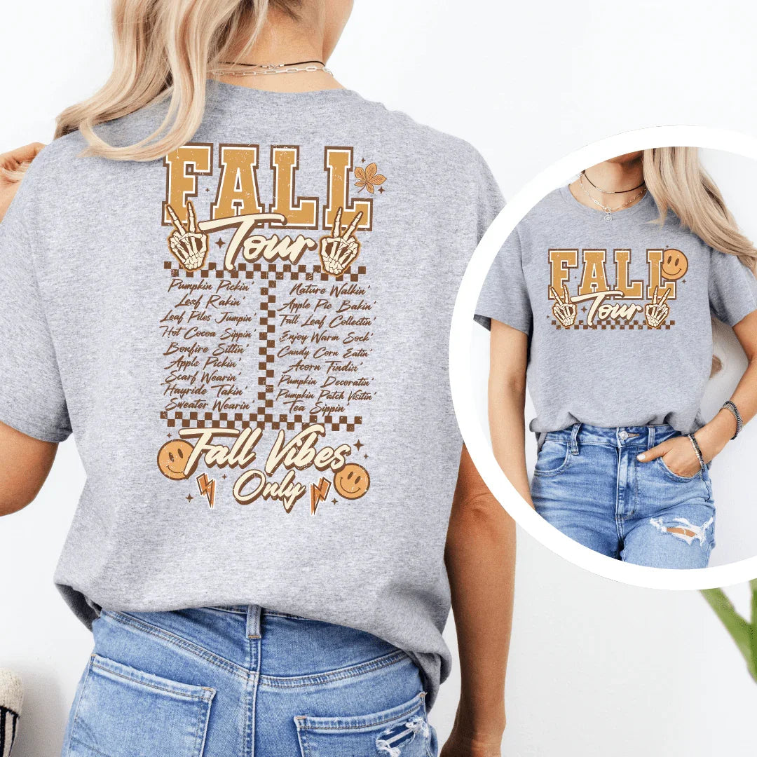 Fall Tour Tee Athletic Heather / S Peachy Sunday T-Shirt