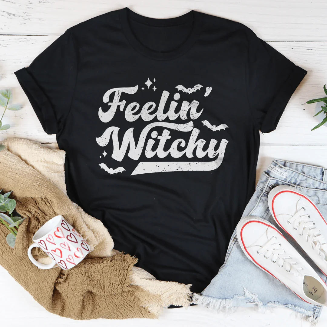 Feelin Witchy Tee Black Heather / S Peachy Sunday T-Shirt
