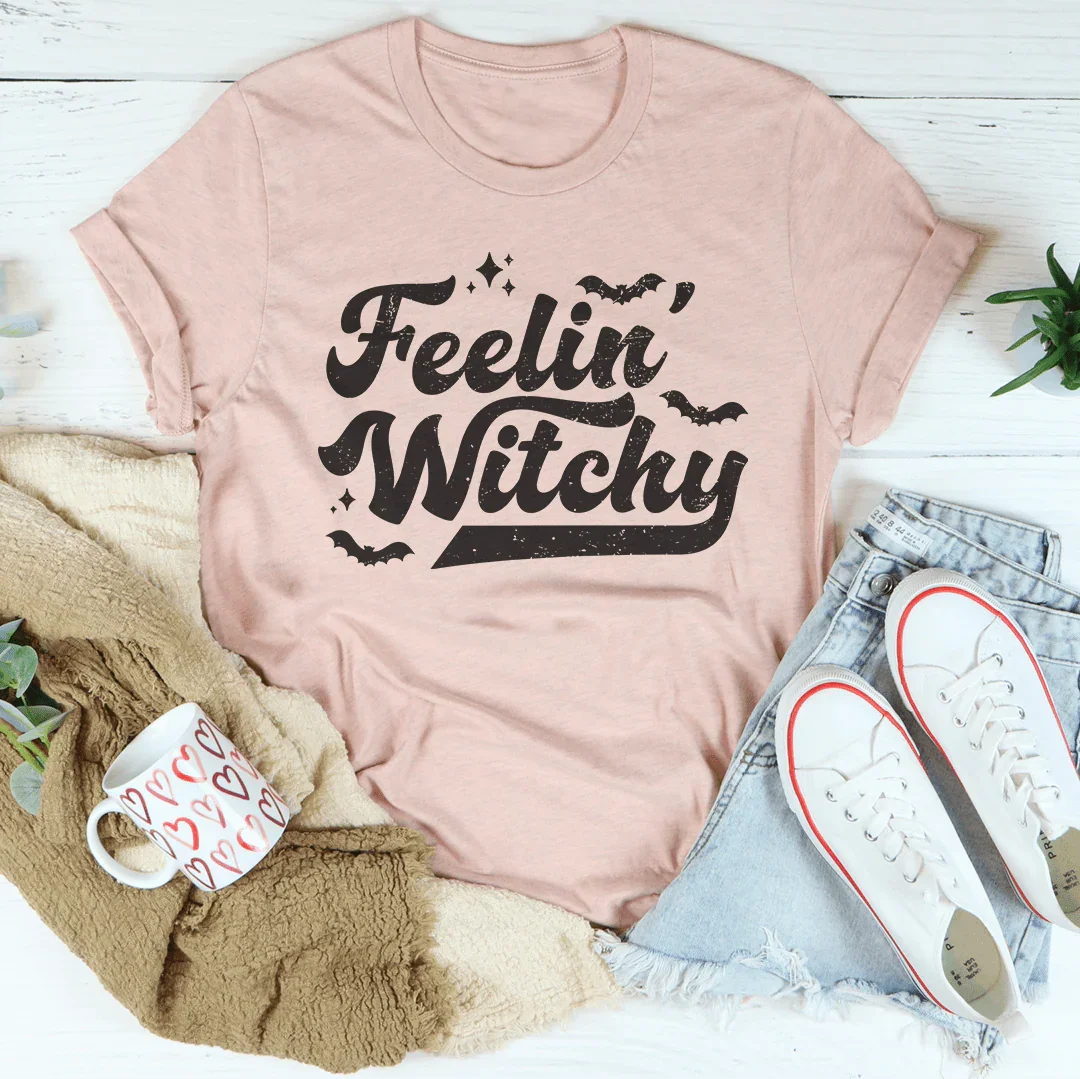 Feelin Witchy Tee Heather Prism Peach / S Peachy Sunday T-Shirt