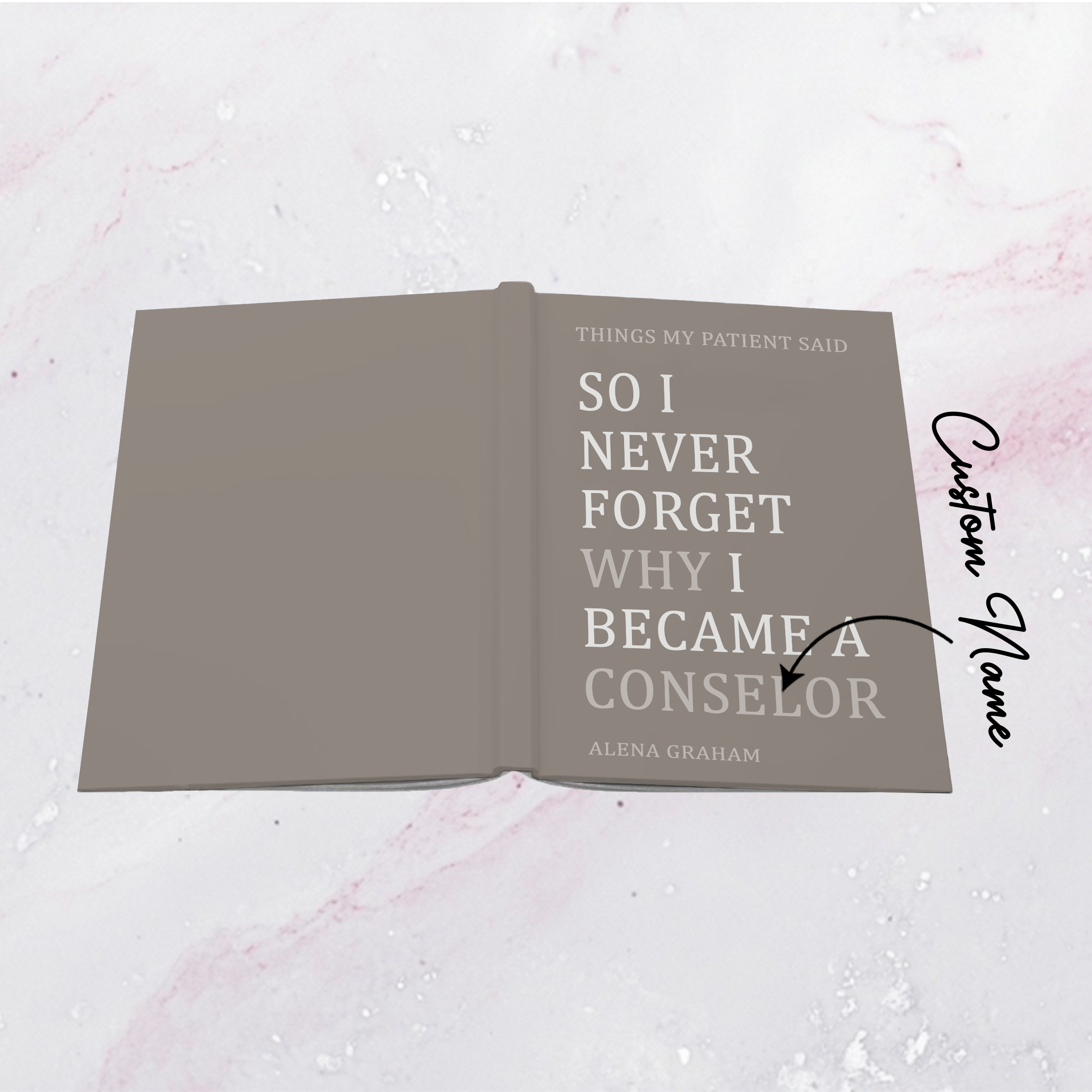 Personalized I Became A Conselor Journal