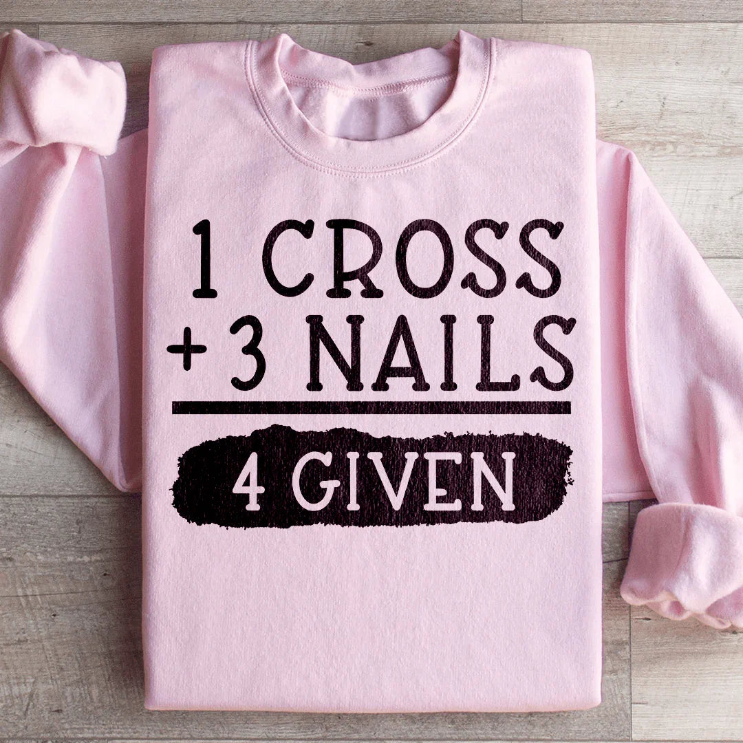 Forgiven Sweatshirt Light Pink / S Peachy Sunday T-Shirt