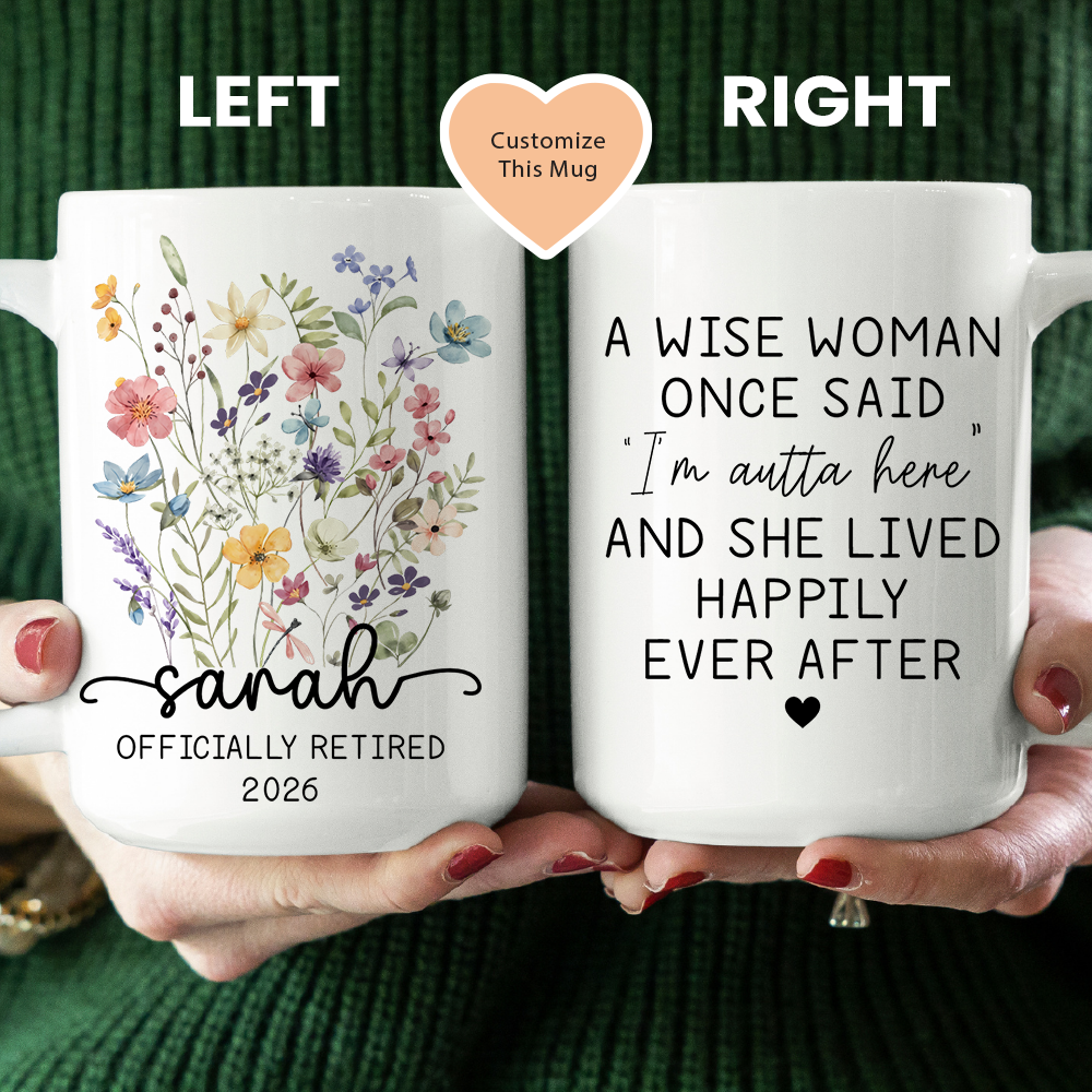 Personalized Retirement Coffee Mug