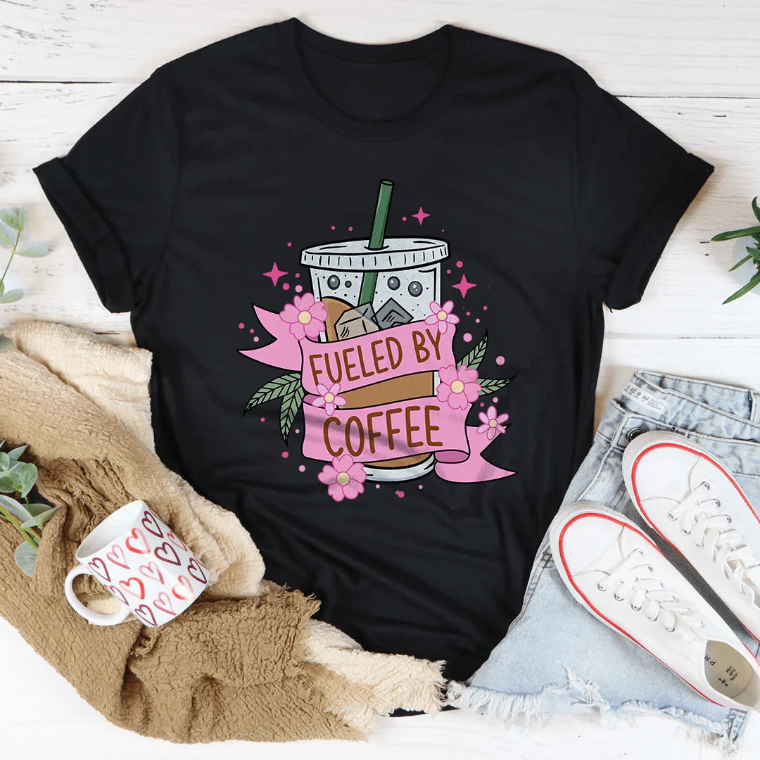 Fueled By Coffee Tee Black Heather / S Peachy Sunday T-Shirt