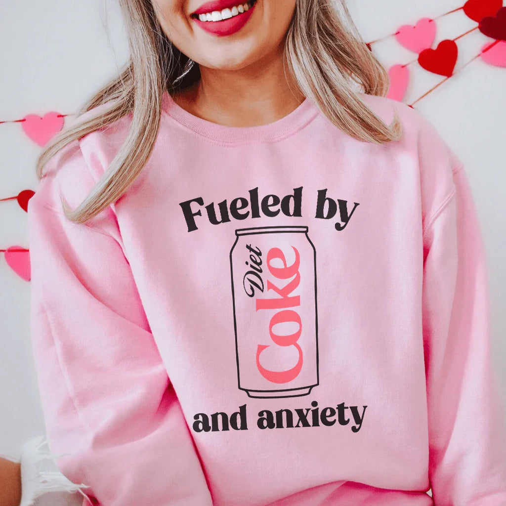 Pink top coke sweatshirt