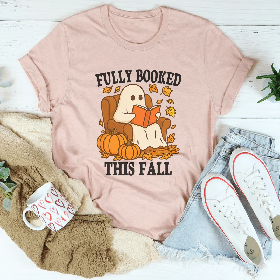 Fully Booked This Fall Tee Heather Prism Peach / S Peachy Sunday T-Shirt