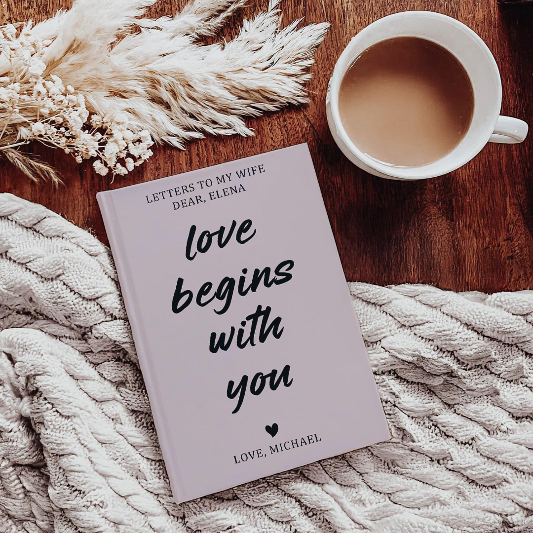Personalized Letters To My Wife Ist Anniversary Journal