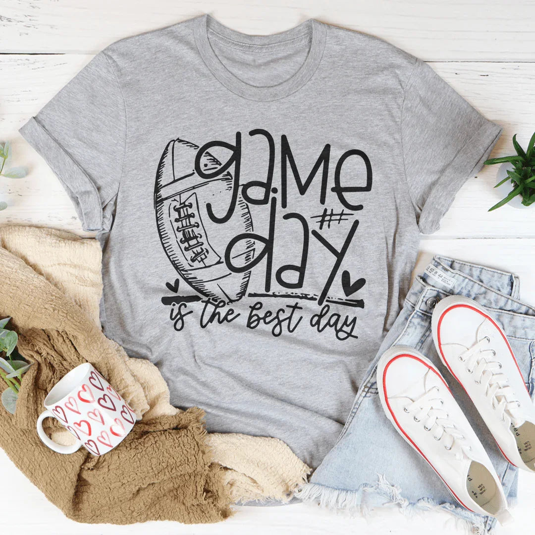 Game Day Is Best Day Tee Athletic Heather / S Peachy Sunday T-Shirt