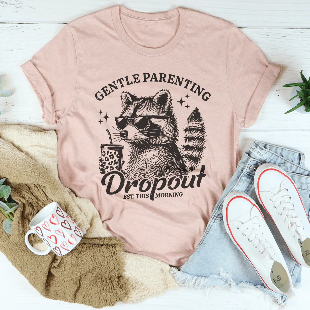 Gentle Parenting Dropout Est This Morning Tee Heather Prism Peach / S Peachy Sunday T-Shirt